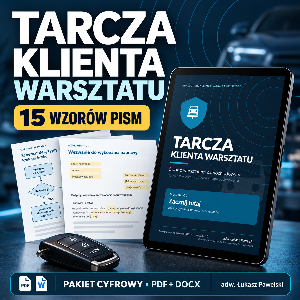 TARCZA KLIENTA WARSZTATU MECHANIKA