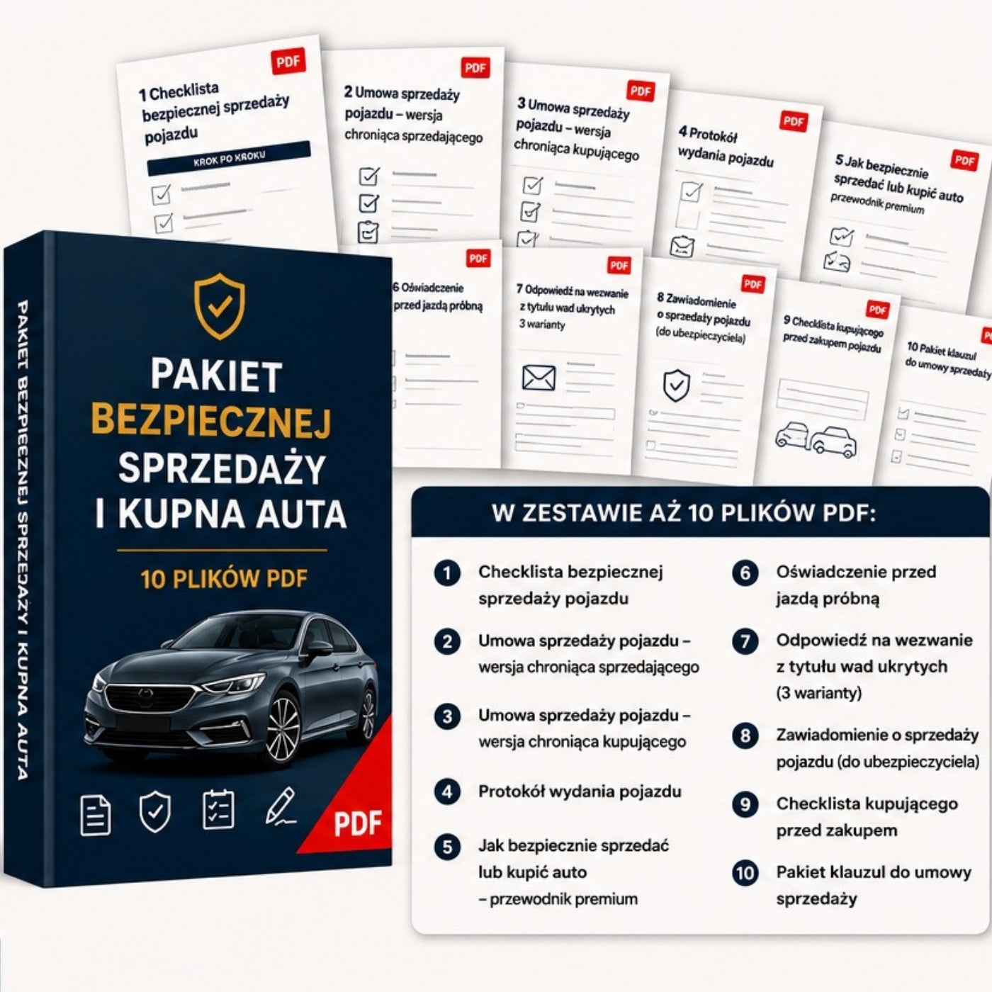 PAKIET BEZPIECZNEJ SPRZEDAŻY I KUPNA AUTA
